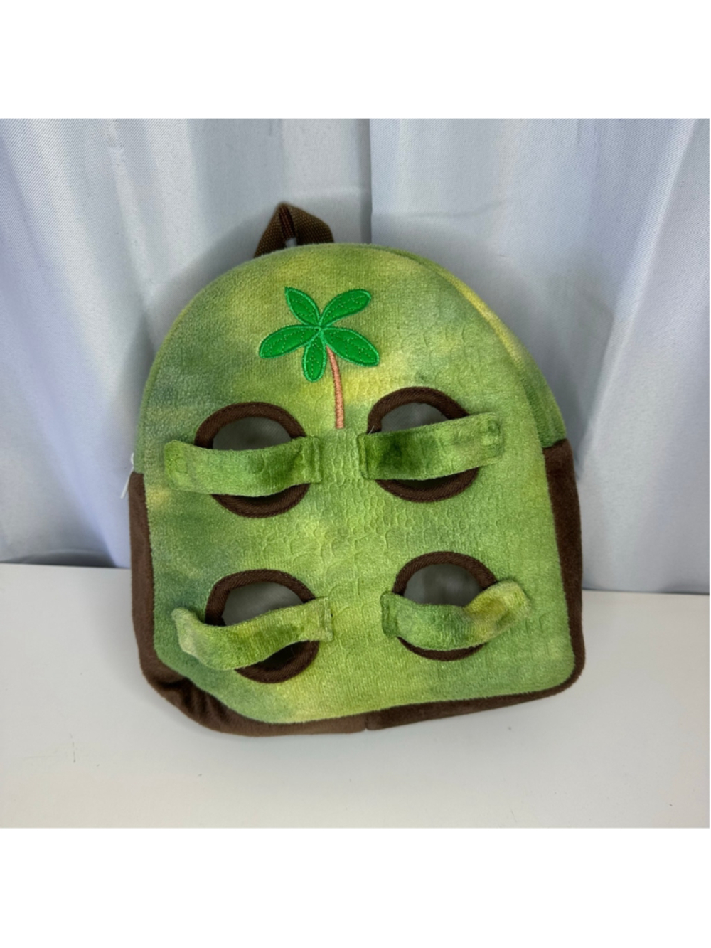Unipak Kids Plush Backpack Green & Brown